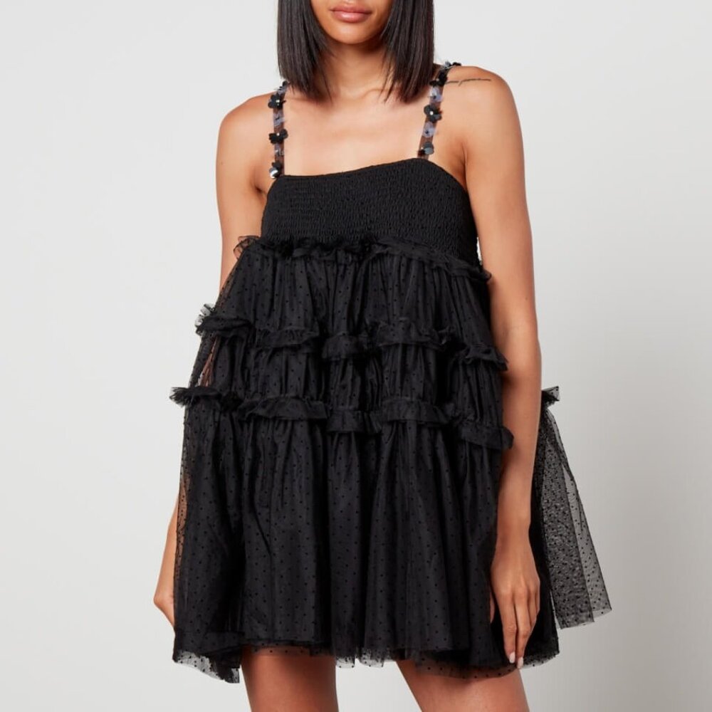 Sister Jane Dream’s Sofie Polka-Dot Tulle Mini Dress NWT $225 Size 10